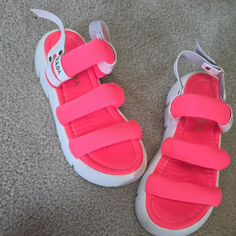 Vibrant Pink Sandals